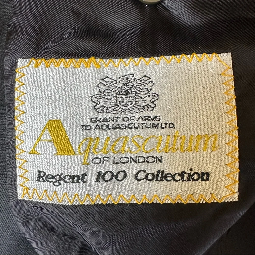Aquascutum Virgin Wool Regent 100 Sport Coat in Black